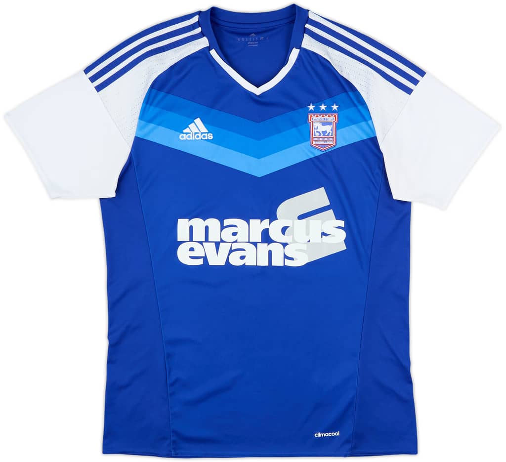 2016-17 Ipswich Home Shirt - 9/10 - (M)