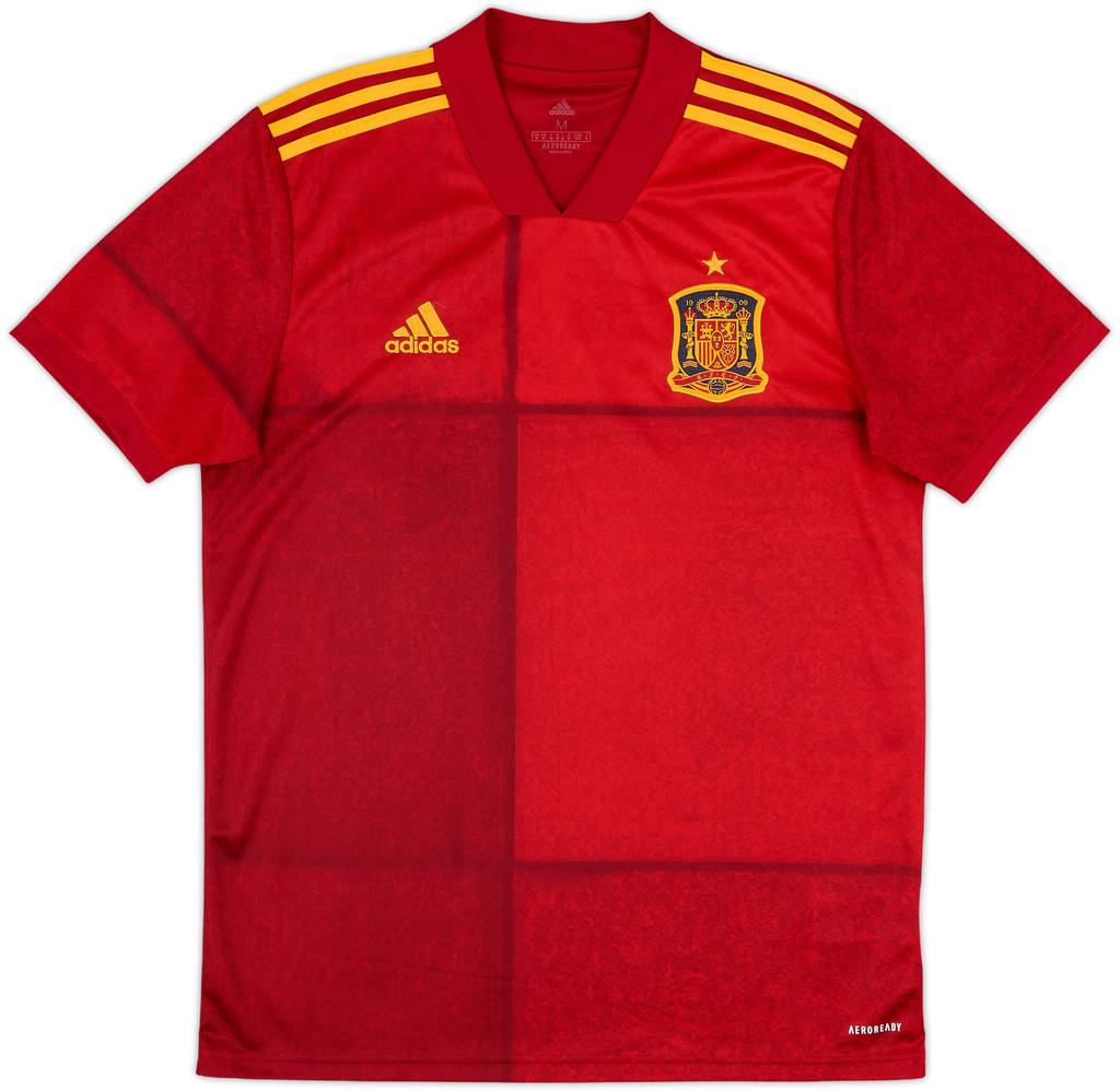 2020-21 Spain Home Shirt - 10/10 - (M)