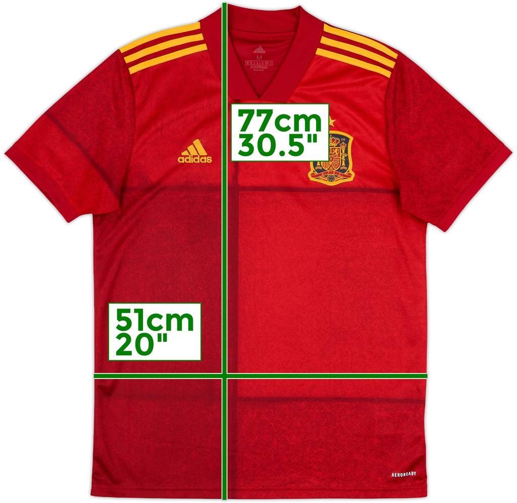 2020-21 Spain Home Shirt - 10/10 - (M)