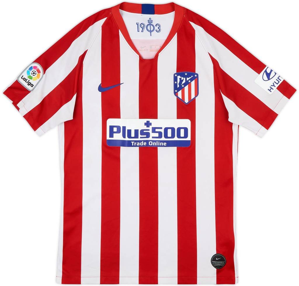 2019-20 Atletico Madrid Home Shirt - 5/10 - (S)
