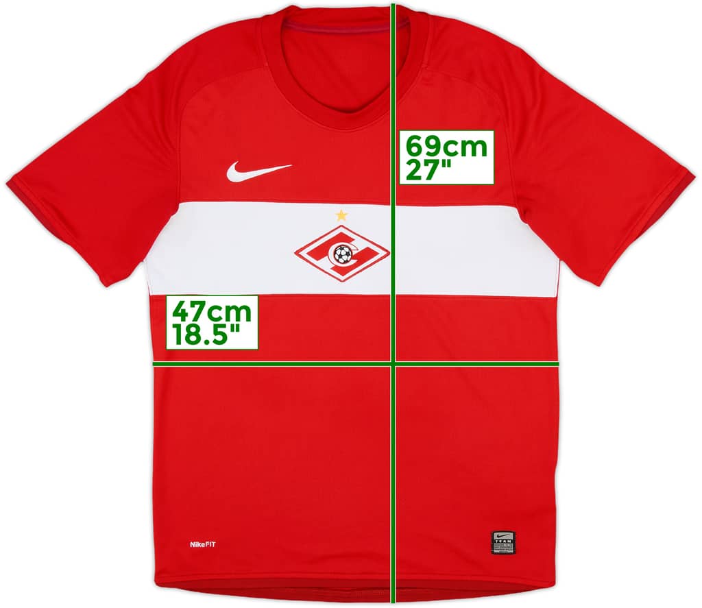 2009 Spartak Moscow Home Shirt - 8/10 - (S)