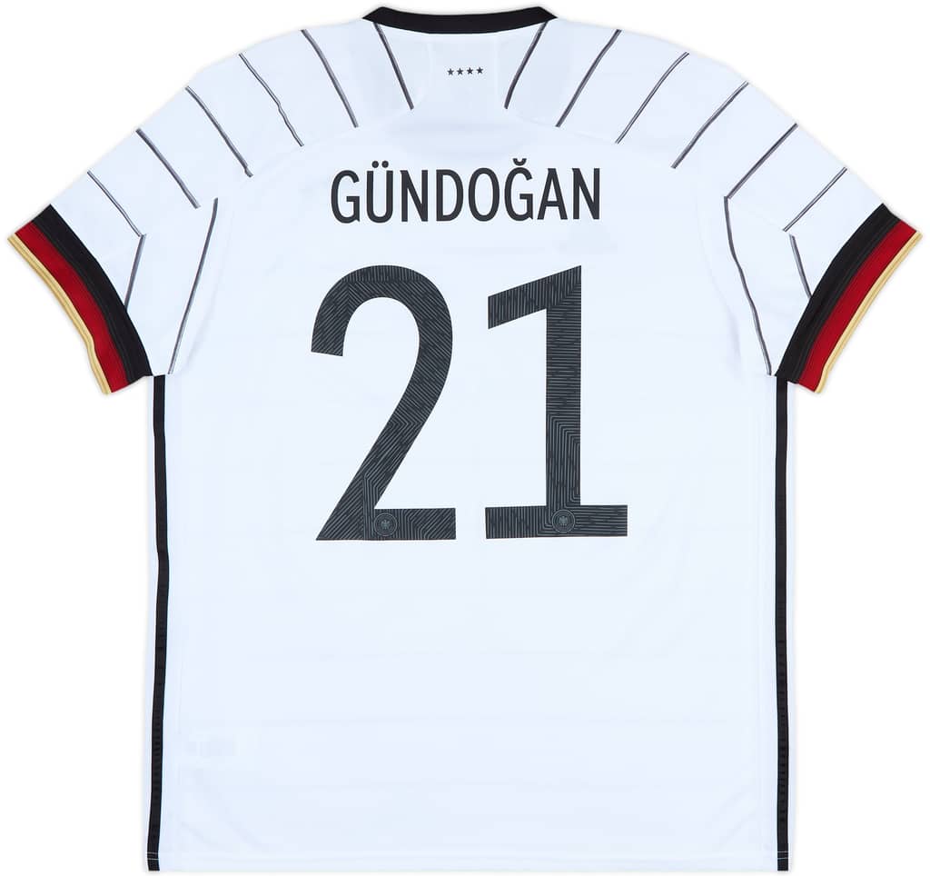 2020-21 Germany Home Shirt Gundogan #21 - 8/10 - (S)