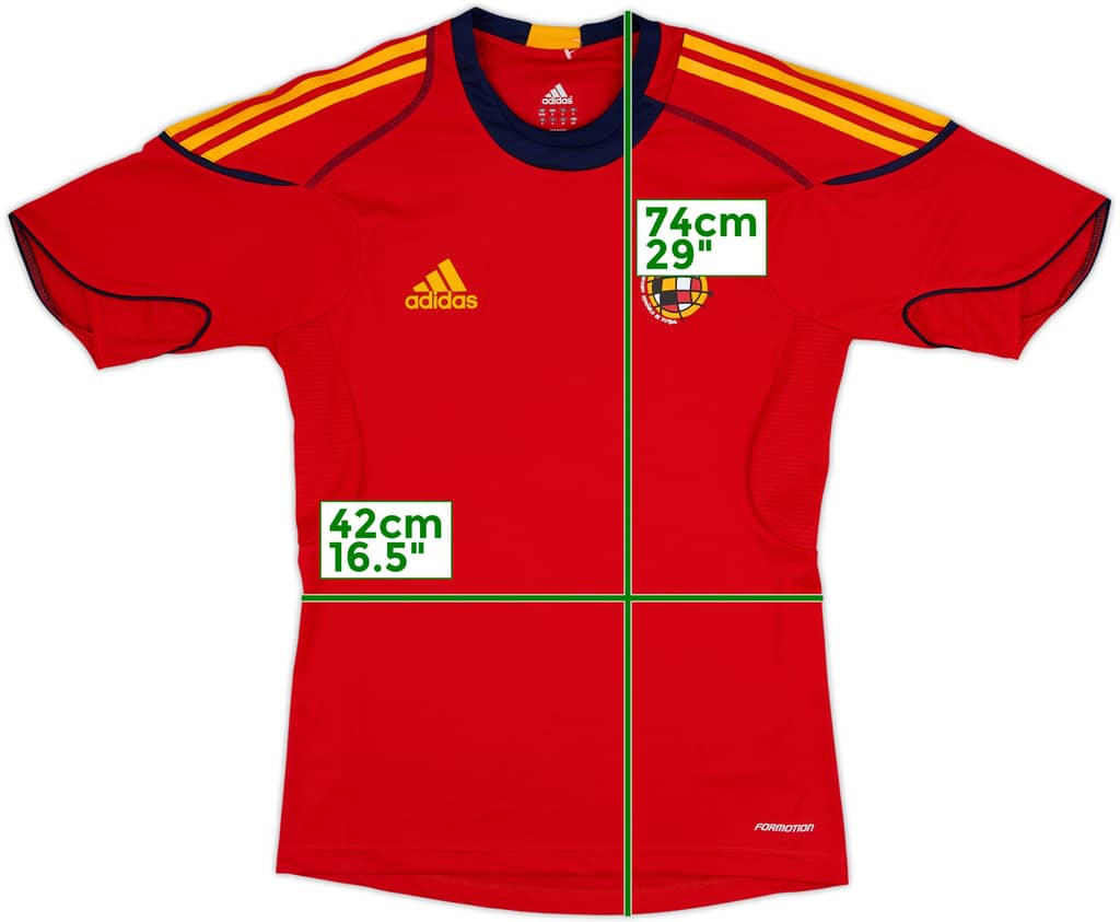 2009-10 Spain adidas Formotion Training Shirt - 10/10 - (S)