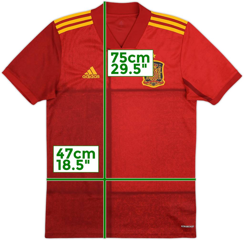 2020-21 Spain Home Shirt - 9/10 - (S)