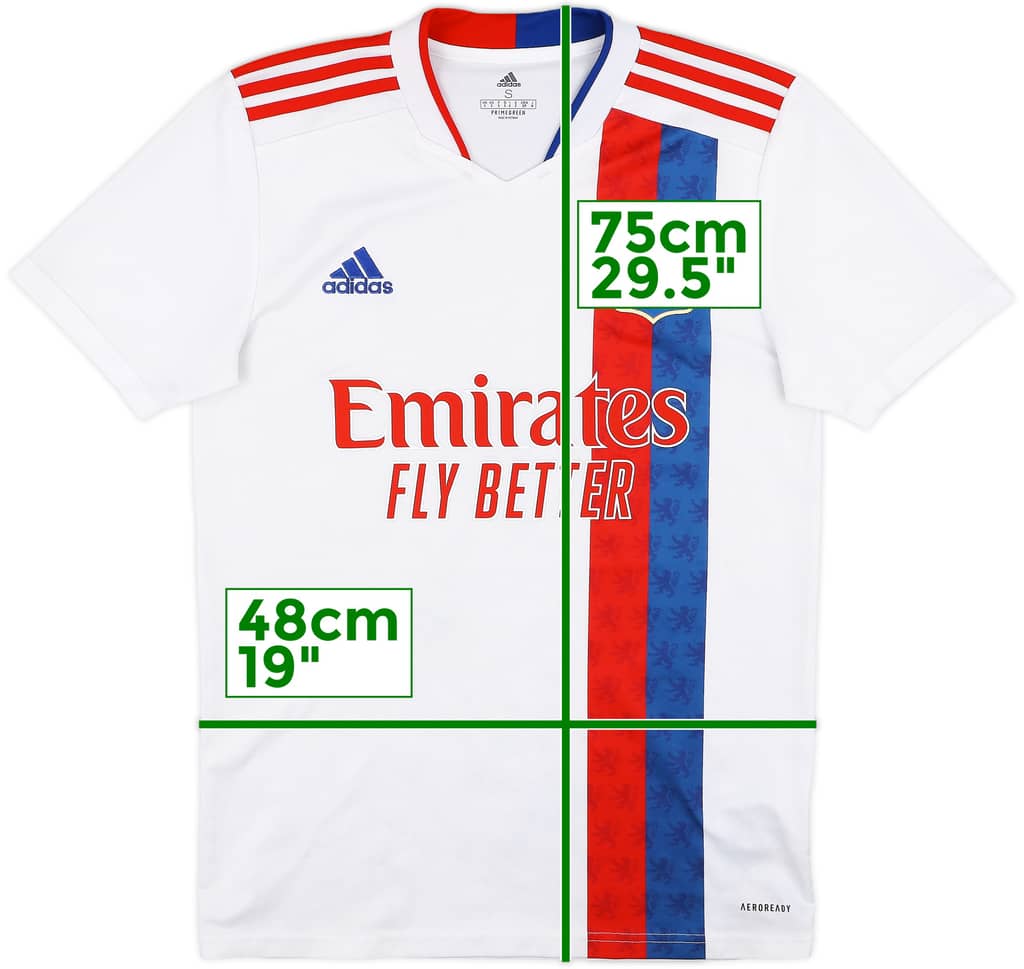 2021-22 Lyon Home Shirt - 6/10 - (S)