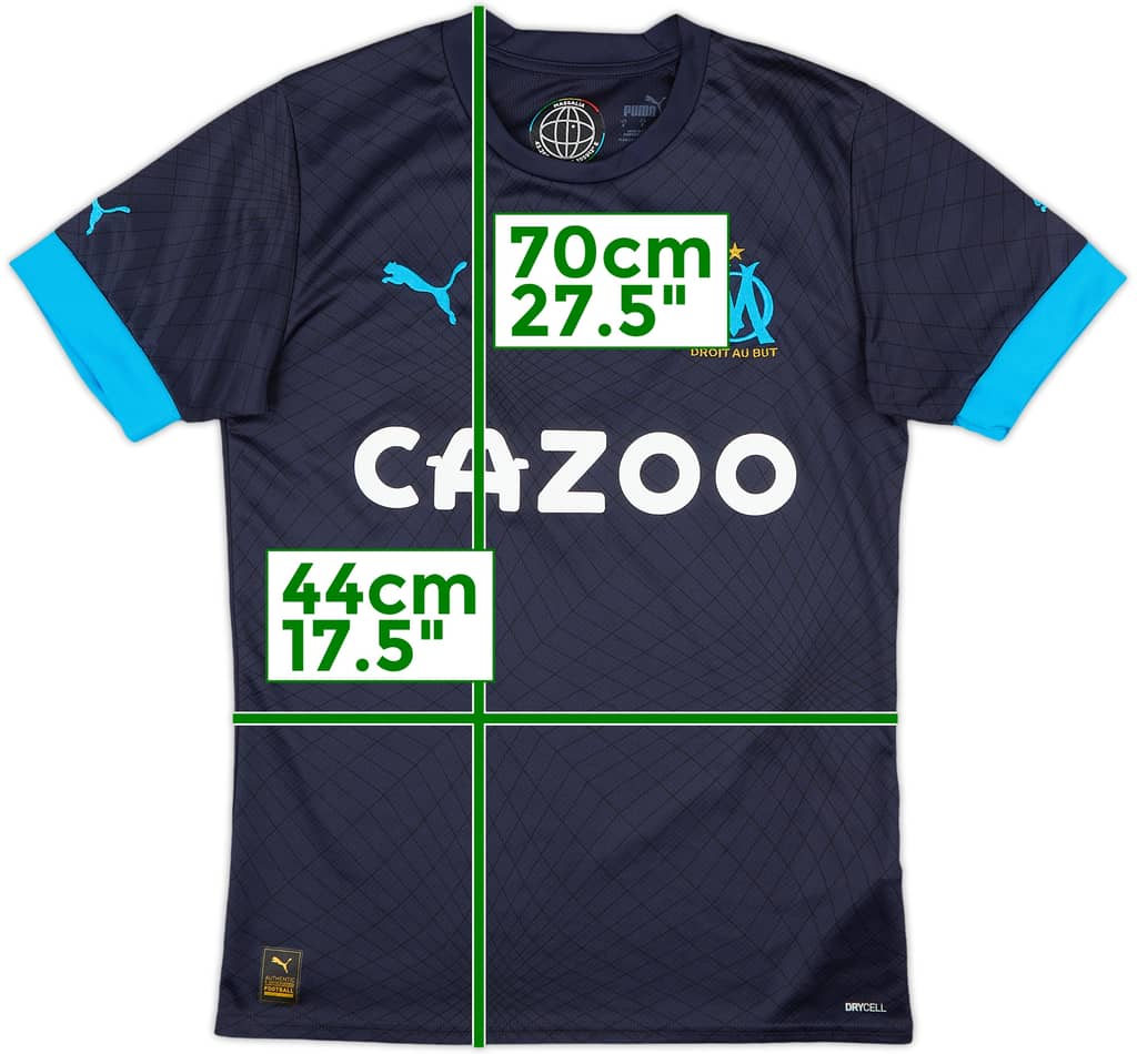 2022-23 Olympique Marseille Away Shirt - 10/10 - (S)