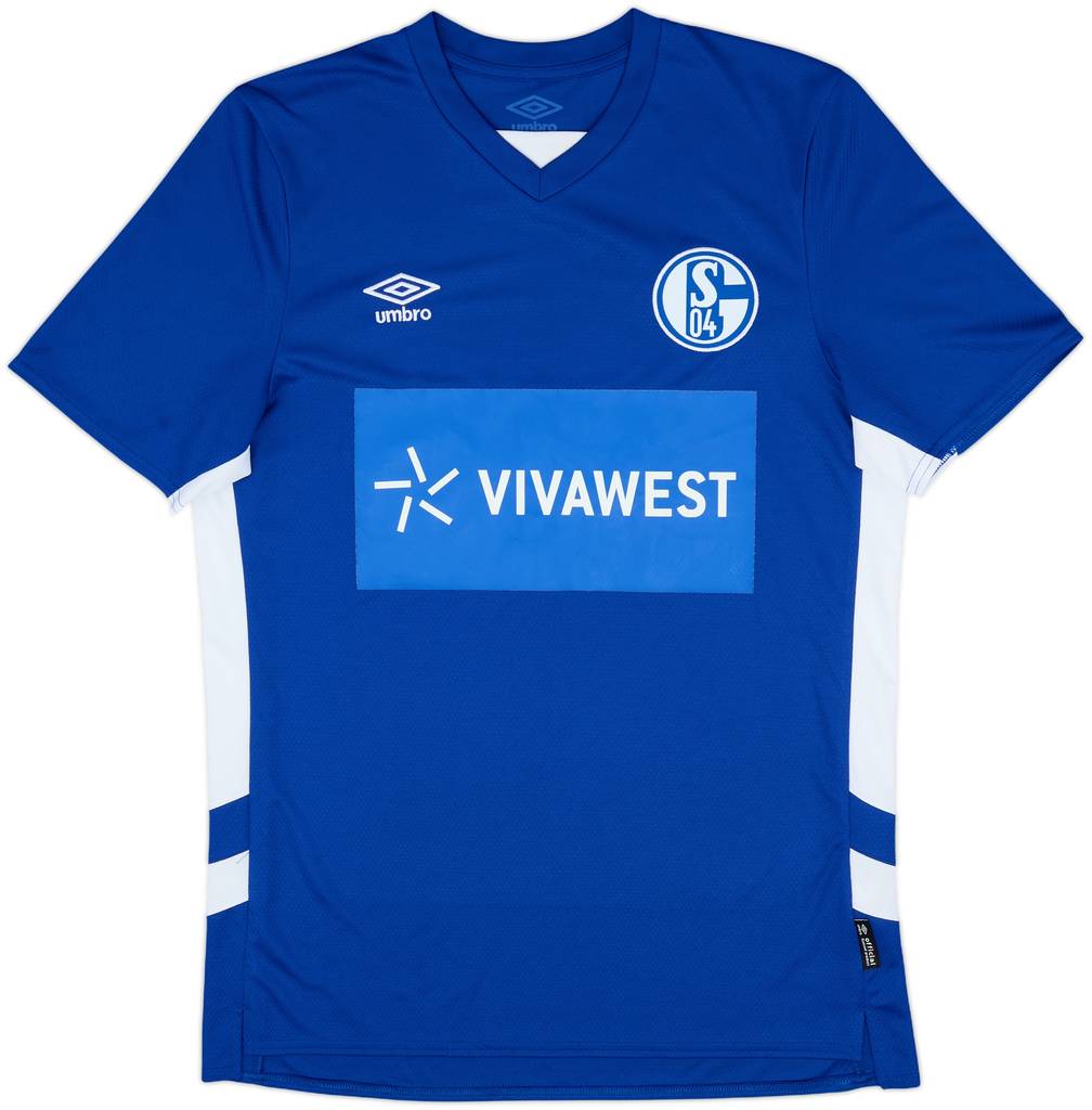 2021-22 Schalke Home Shirt - 10/10 - (L)