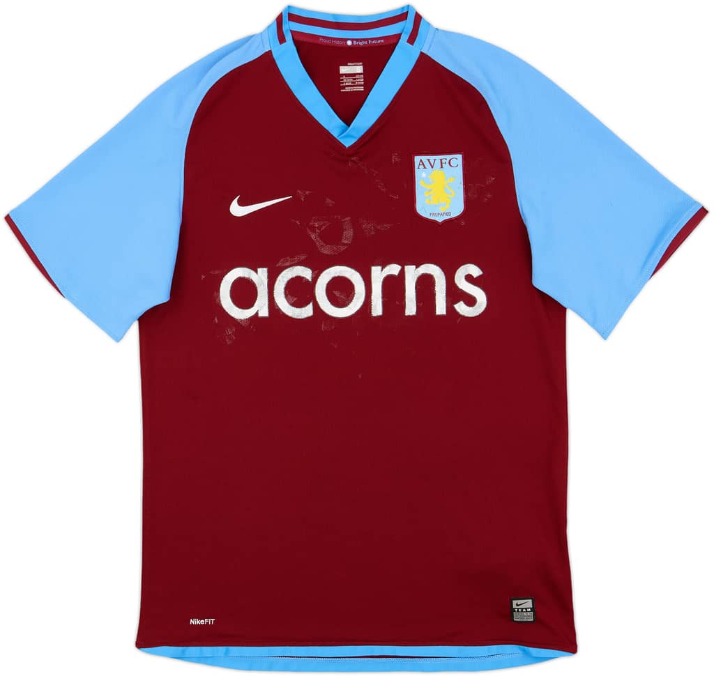 2008-09 Aston Villa Home Shirt - 4/10 - (S)
