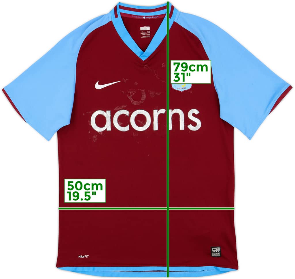 2008-09 Aston Villa Home Shirt - 4/10 - (S)