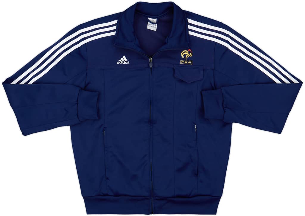 2007-08 France adidas Track Jacket - 9/10 - (L)