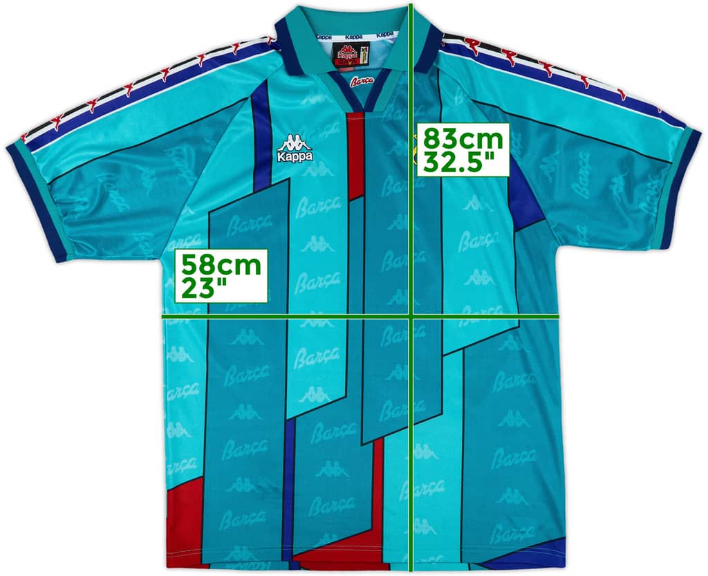 1995-97 Barcelona Away Shirt - 9/10 - (XL)