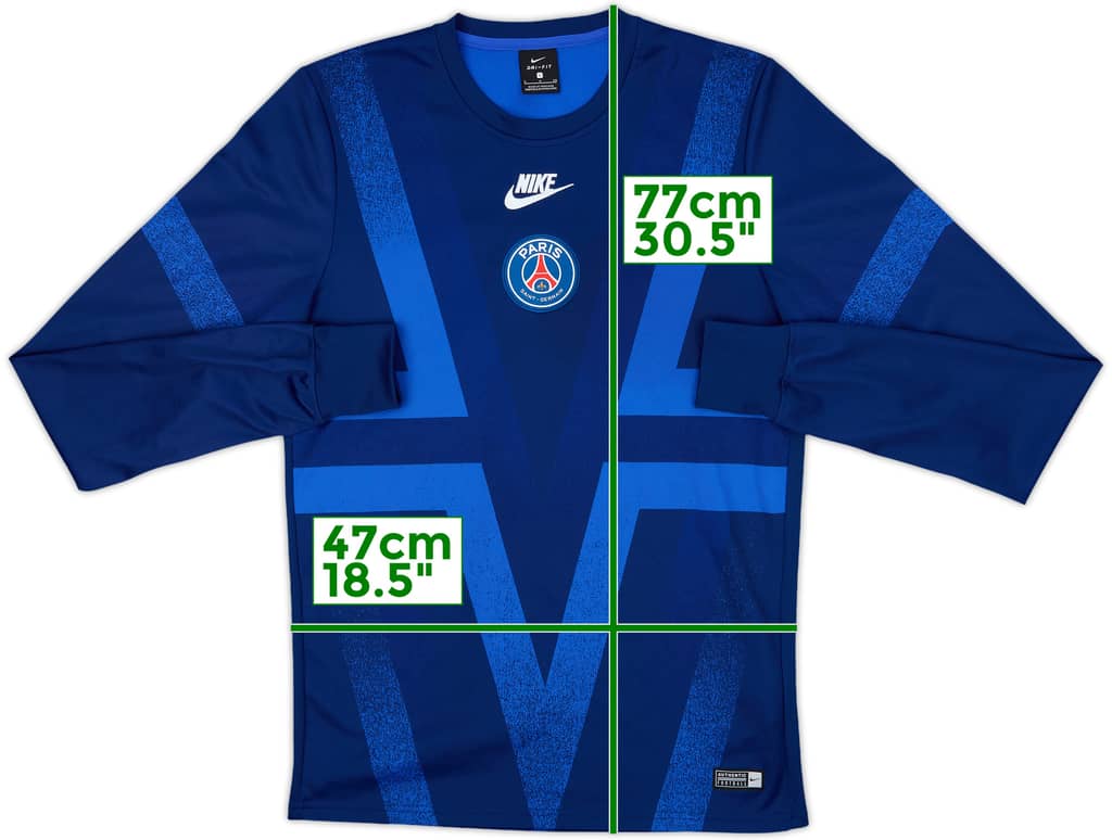 2019-20 Paris Saint-Germain Nike Sweat Top - 10/10 - (S)
