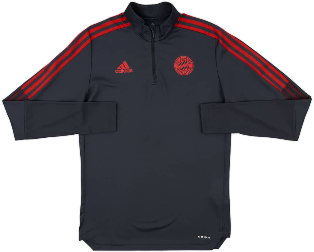 2021-22 Bayern Munich adidas 1/4 Zip Training Top - 10/10 - (M)