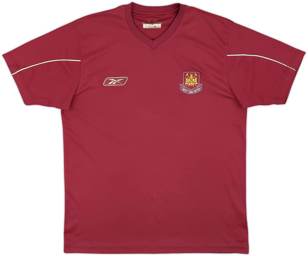 2004-05 West Ham Reebok Training Shirt - 8/10 - (M)