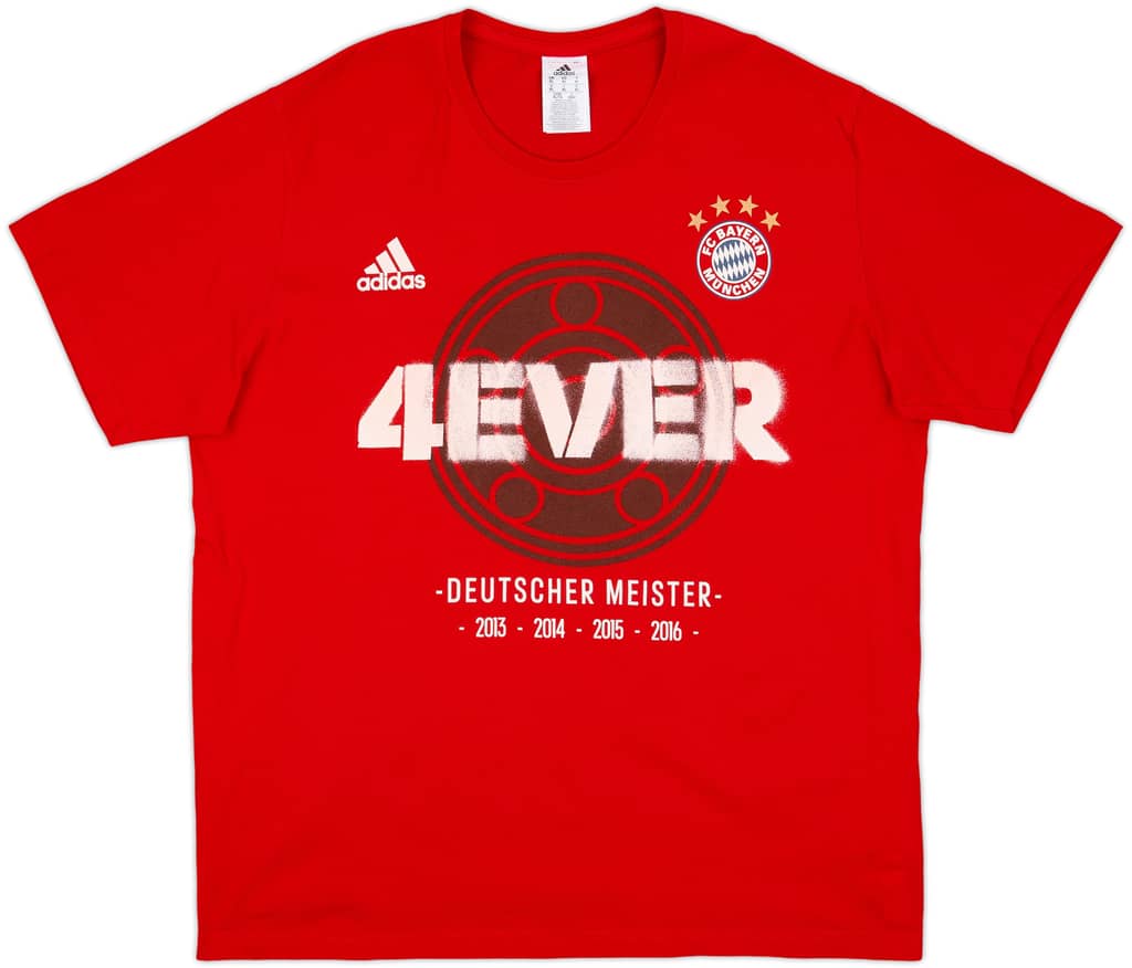 2015-16 Bayern Munich adidas Cotton Tee - 9/10 - (XL)