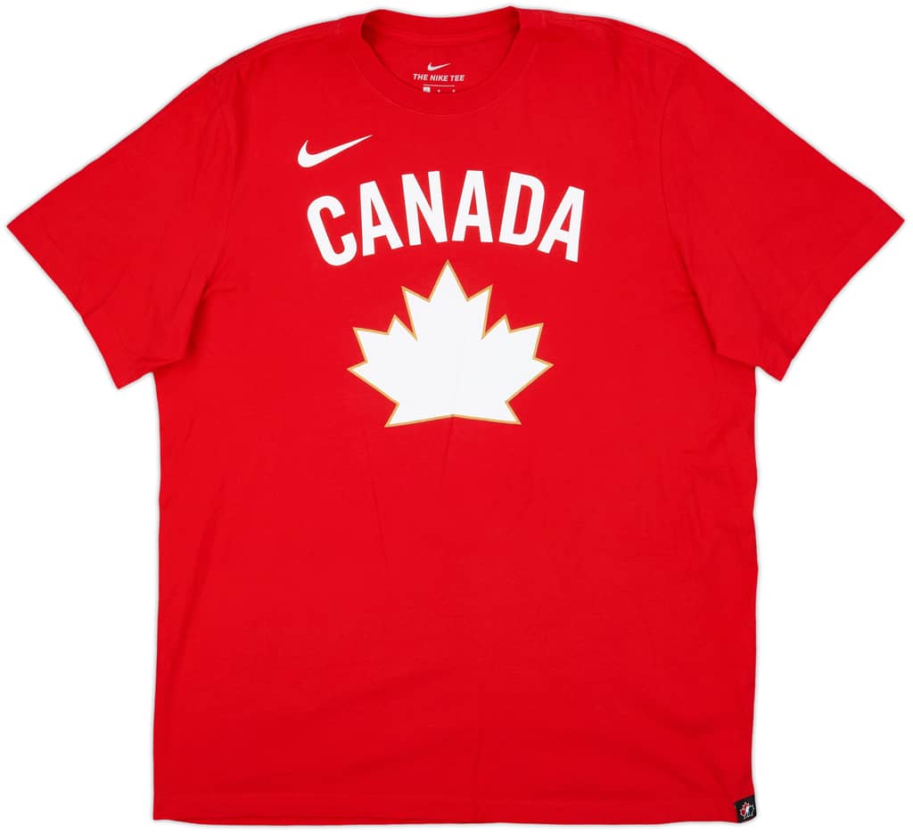 2023-24 Canada Nike Cotton Tee - 9/10 - (L)