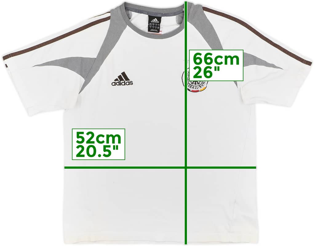 2003-04 Germany adidas Cotton Tee - 5/10 - (S)