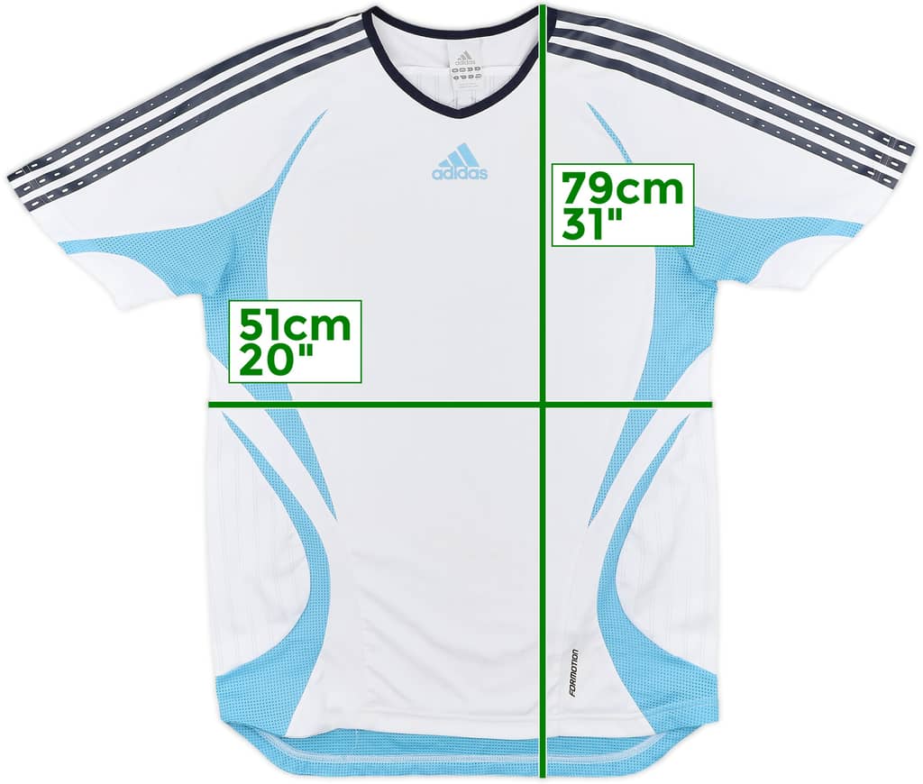 2006-07 Olympique Marseille adidas Formotion Training Shirt - 7/10 - (M/L)