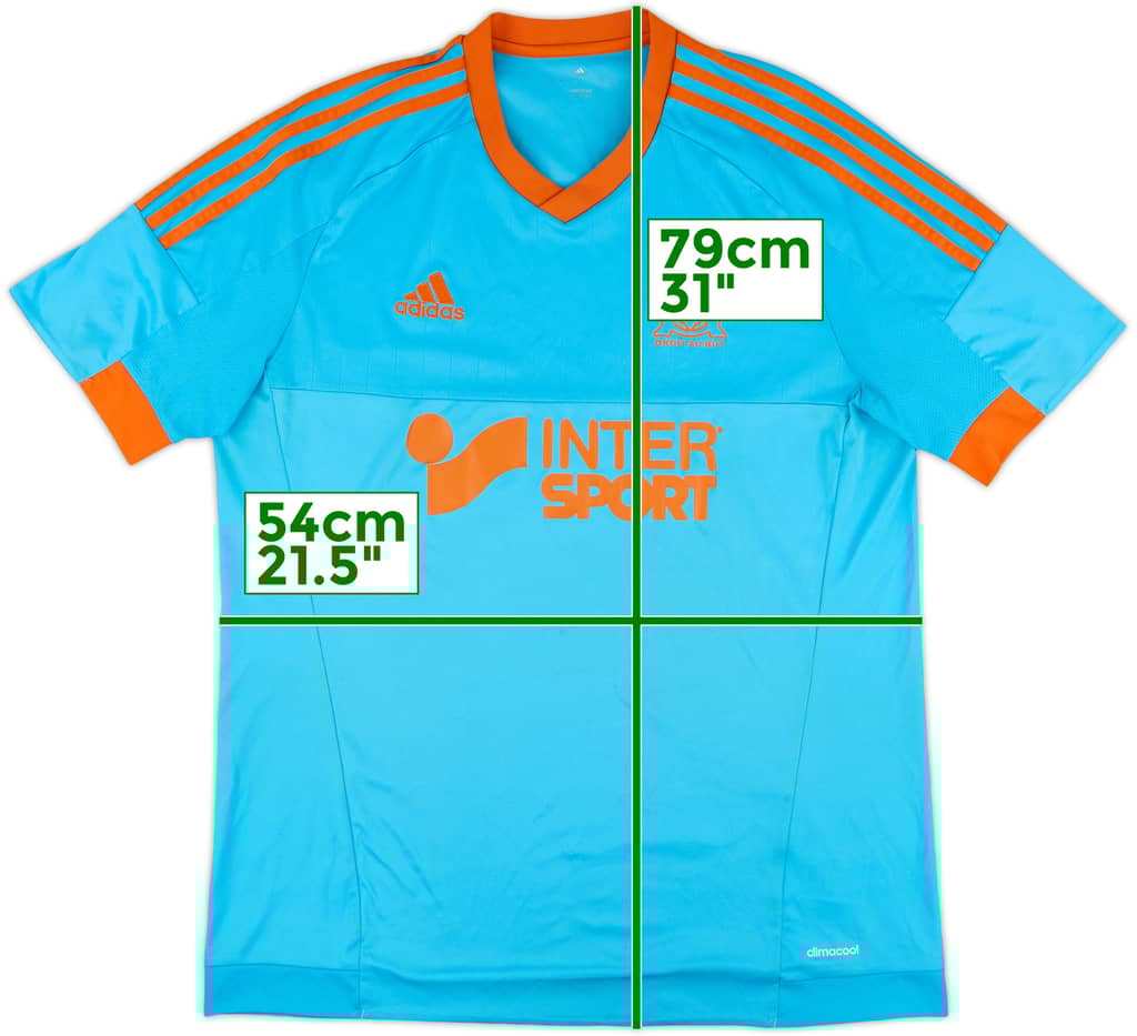 2014-15 Olympique Marseille Fourth Shirt - 7/10 - (L)
