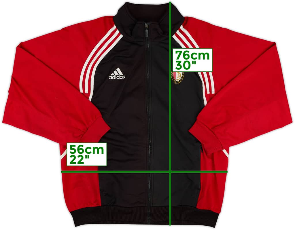 2002-03 Standard Liege adidas Track Jacket - 6/10 - (XL)