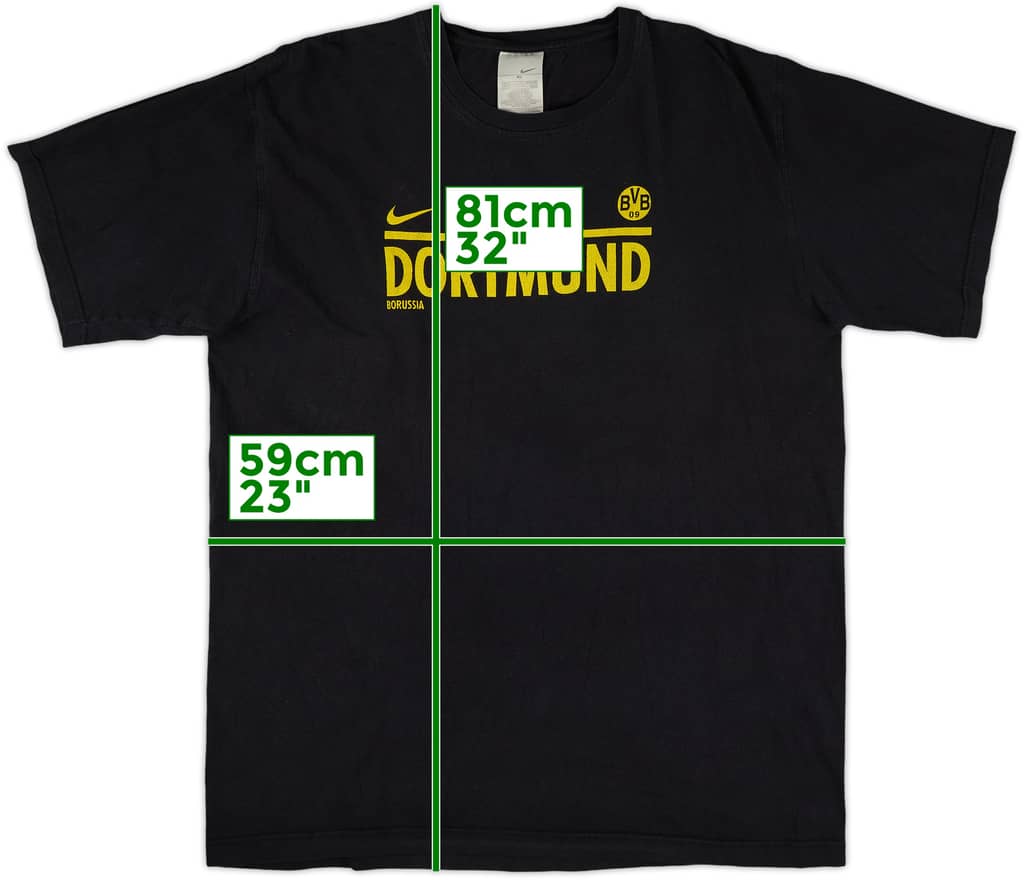 2000-01 Borussia Dortmund Nike Graphic Tee - 5/10 - (XL)
