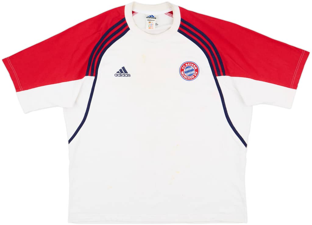 2000-01 Bayern Munich adidas Cotton Tee - 6/10 - (XL/XXL)