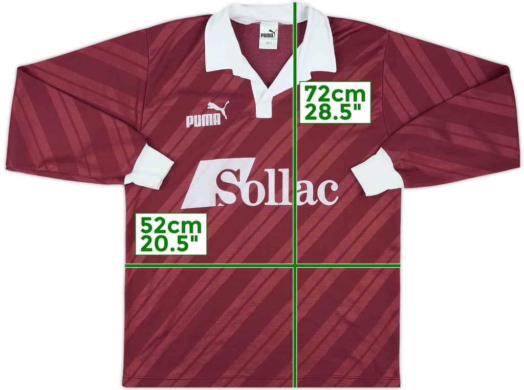 1988-91 Metz Home L/S Shirt - 8/10 - (L)