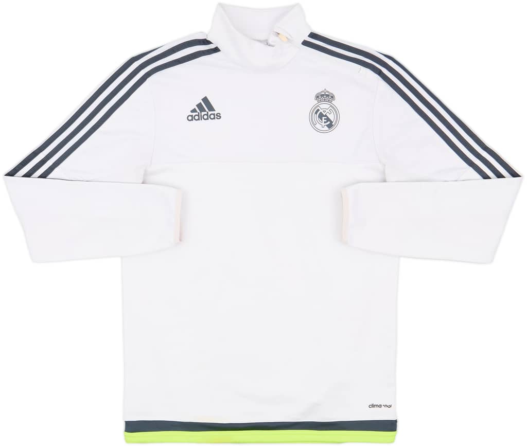 2015-16 Real Madrid adidas 1/4 Zip Training Top - 7/10 - (S)