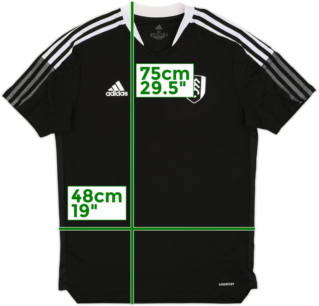 2021-22 Fulham adidas Training Shirt - 10/10 - (M)