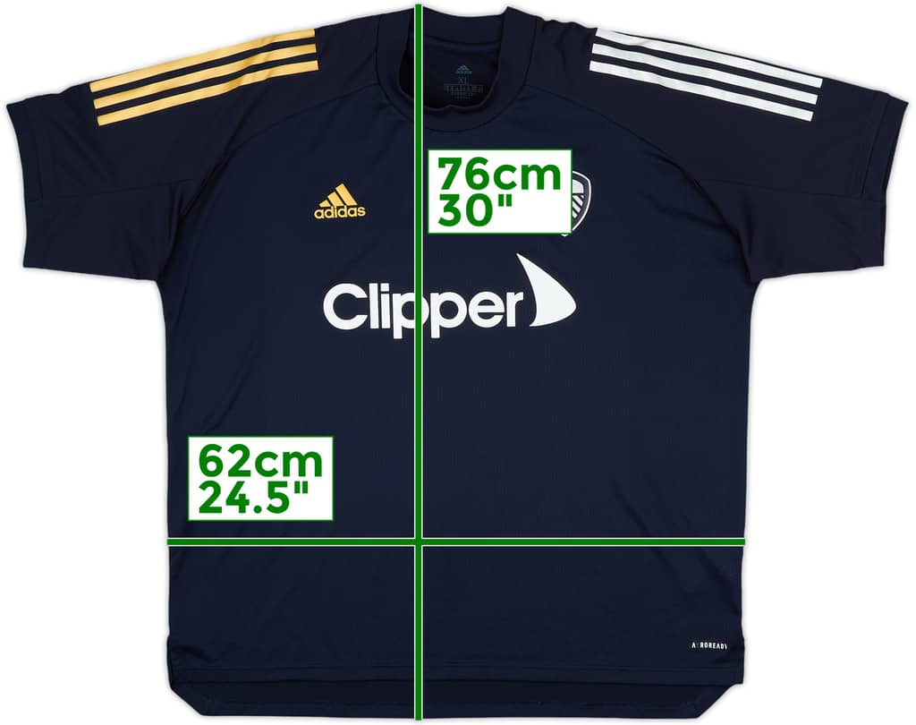 2020-21 Leeds United adidas Training Shirt - 7/10 - (XL)
