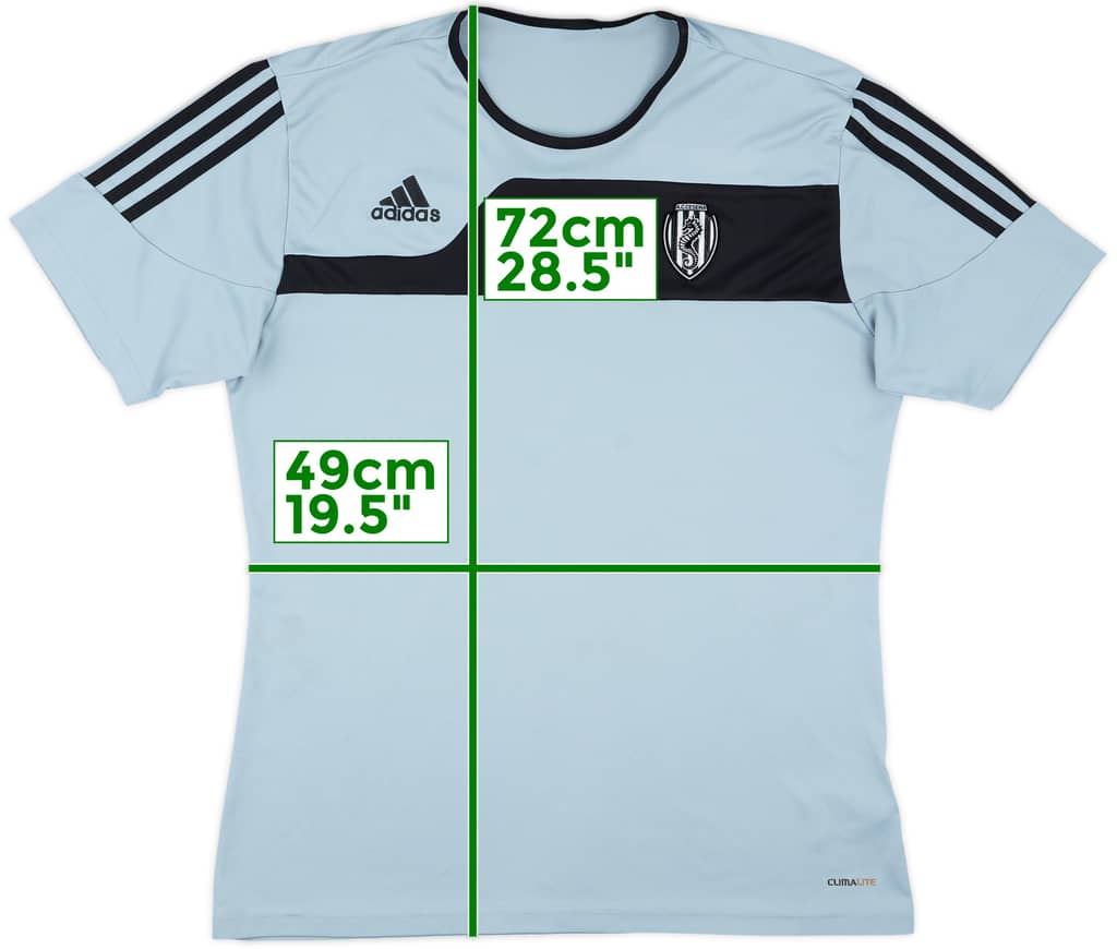 2011-12 Cesena adidas Training Shirt - 9/10 - (M)