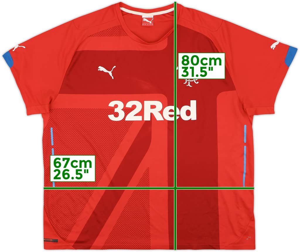 2014-15 Rangers Third Shirt - 8/10 - (3XL)