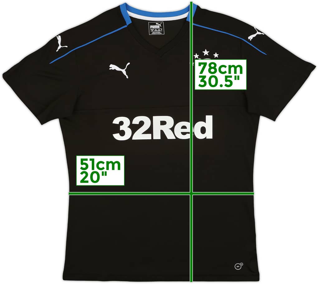 2017-18 Rangers Third Shirt - 10/10 - (L)
