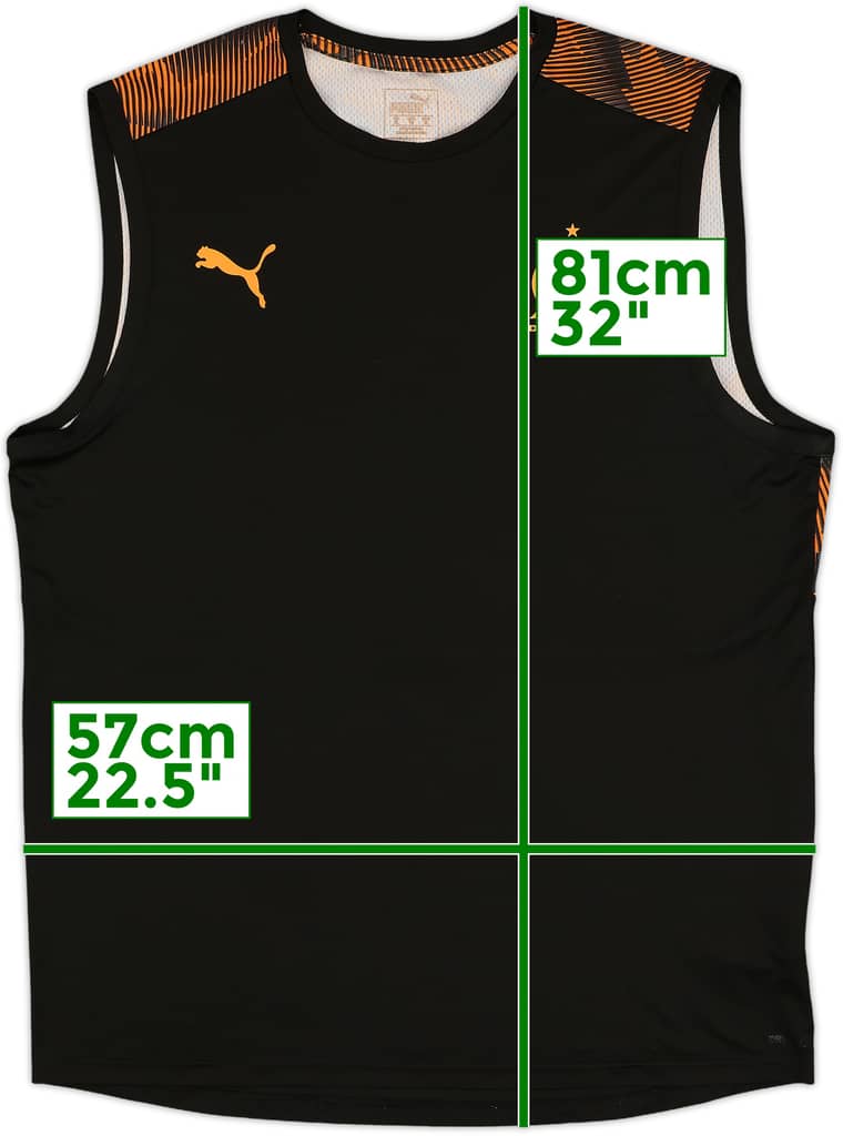 2018-19 Olympique Marseille Puma Training Vest - 8/10 - (XL)
