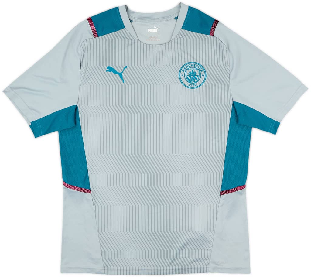 2021-22 Manchester City Puma Training Shirt - 8/10 - (L)