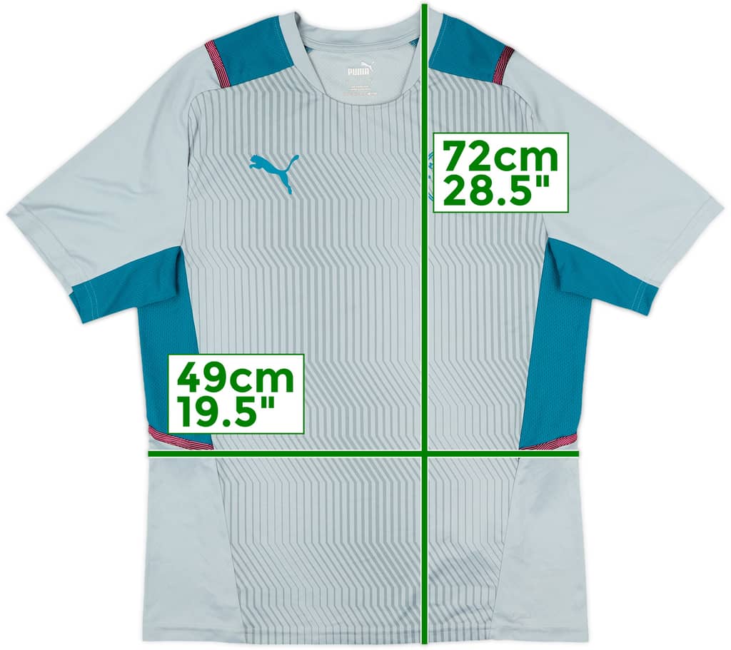2021-22 Manchester City Puma Training Shirt - 8/10 - (L)