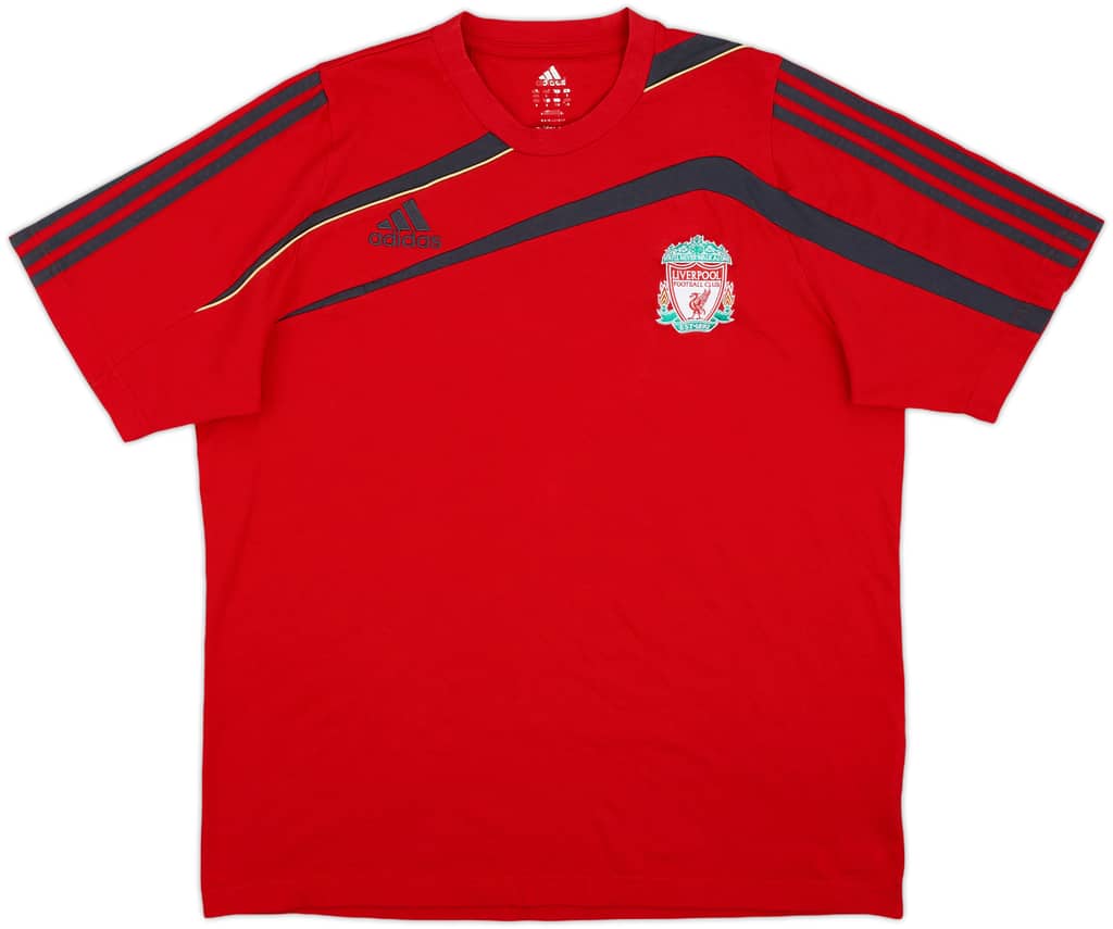 2009-10 Liverpool adidas Leisure Tee - 8/10 - (L)