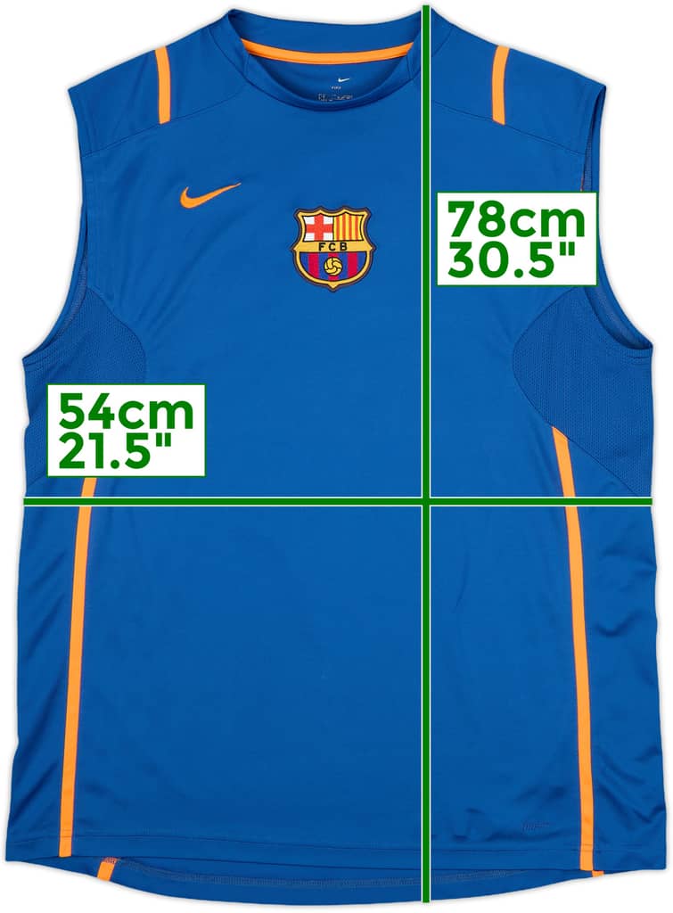 2006-07 Barcelona Nike Training Vest - 8/10 - (L)