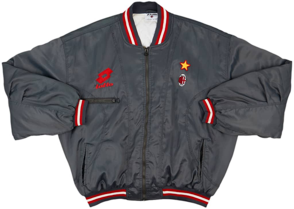 1995-96 AC Milan Lotto Padded Bomber Jacket - 9/10 - (L)