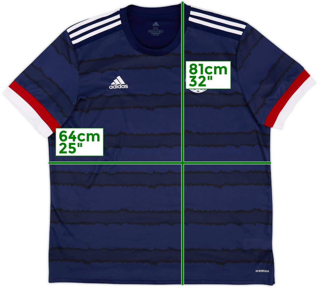 2020-22 Scotland Home Shirt - 9/10 - (XXL)