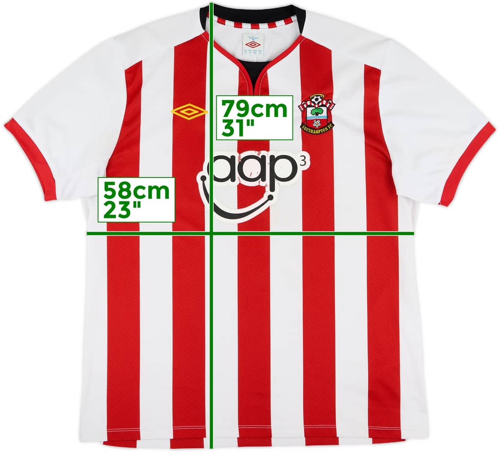 2011-12 Southampton Home Shirt - 6/10 - (XL)