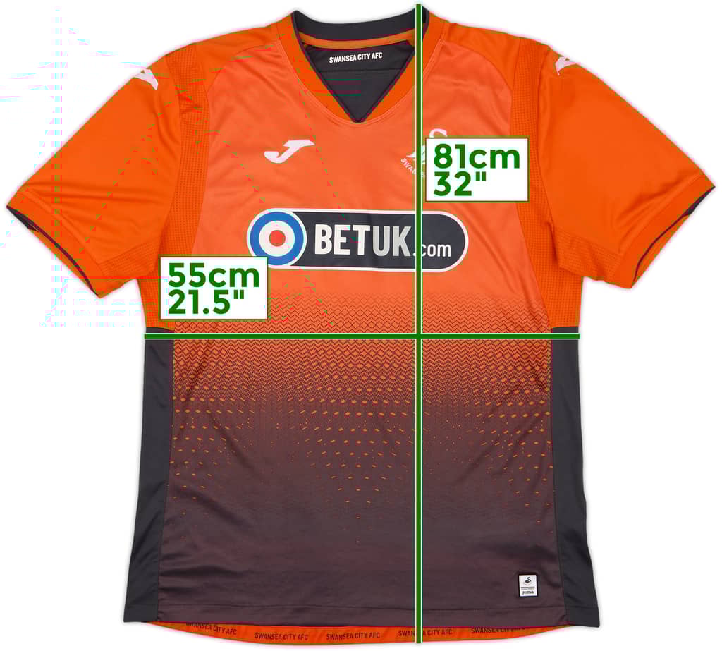 2018-19 Swansea City Away Shirt - 8/10 - (XL)