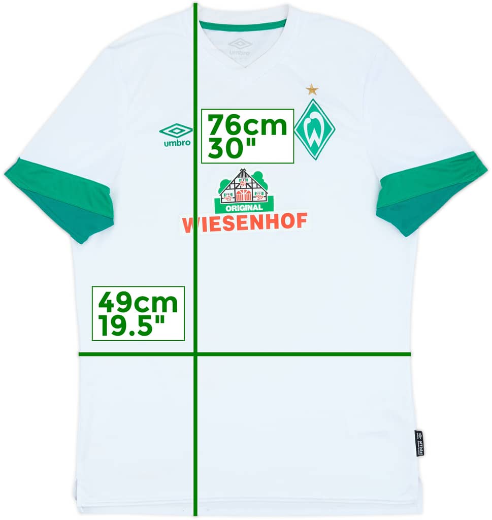 2021-22 Werder Bremen Away Shirt - 8/10 - (L)