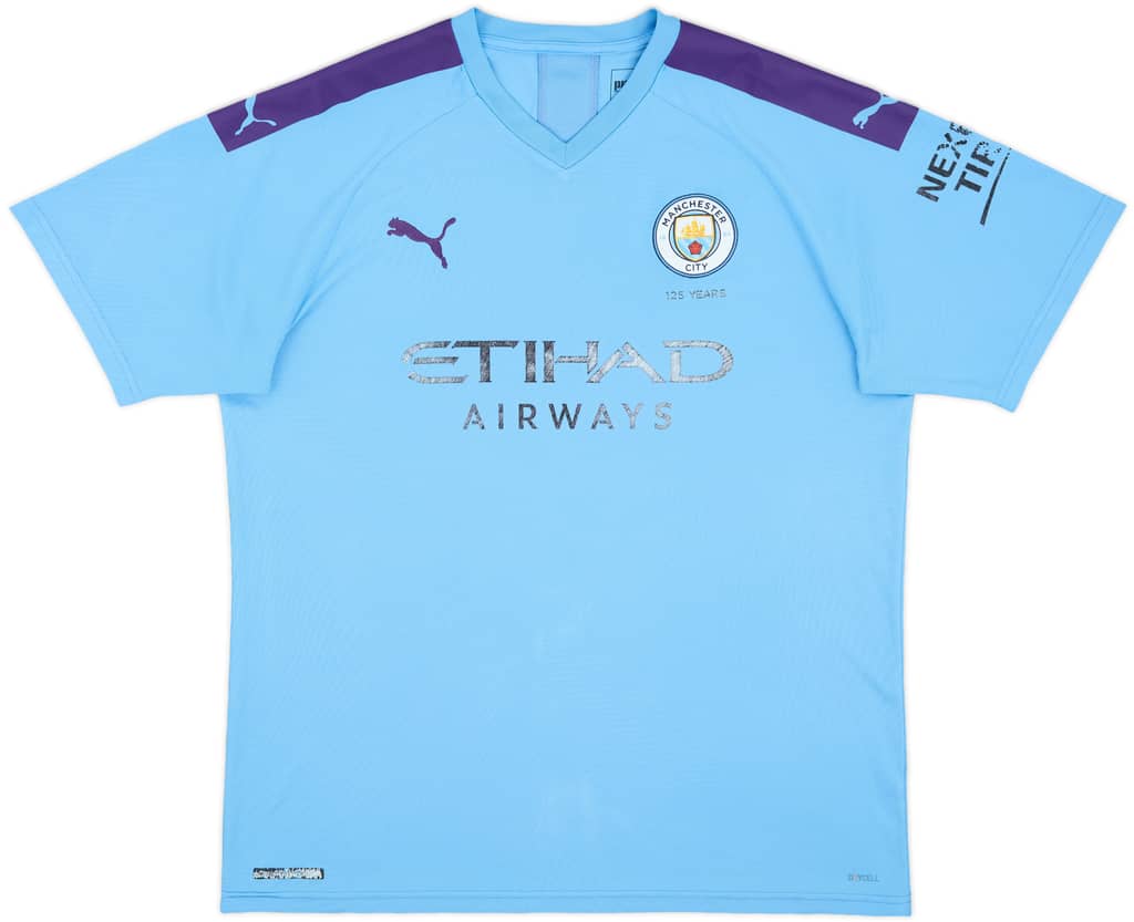 2019-20 Manchester City Home Shirt - 4/10 - (XL)