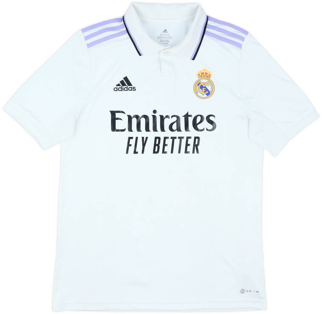 2022-23 Real Madrid Home Shirt - 7/10 - (XL.Boys)