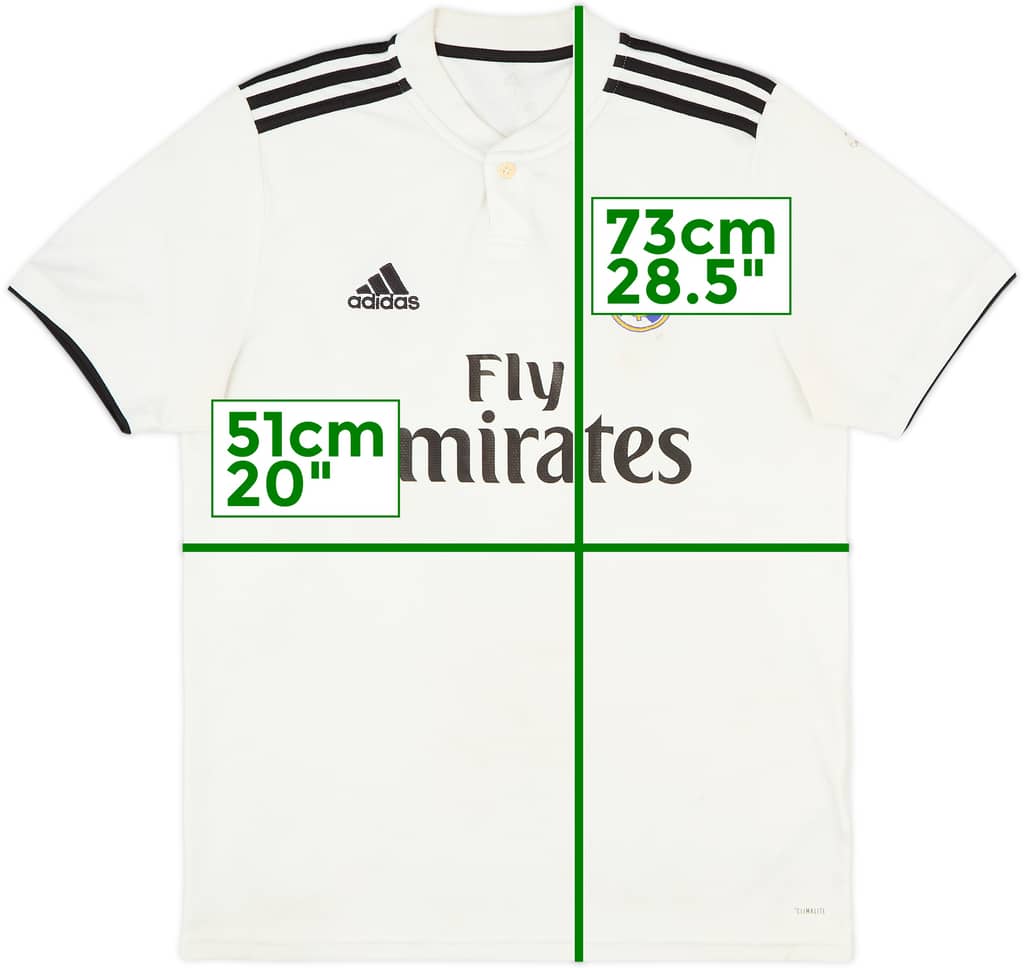 2018-19 Real Madrid Home Shirt - 5/10 - (M)