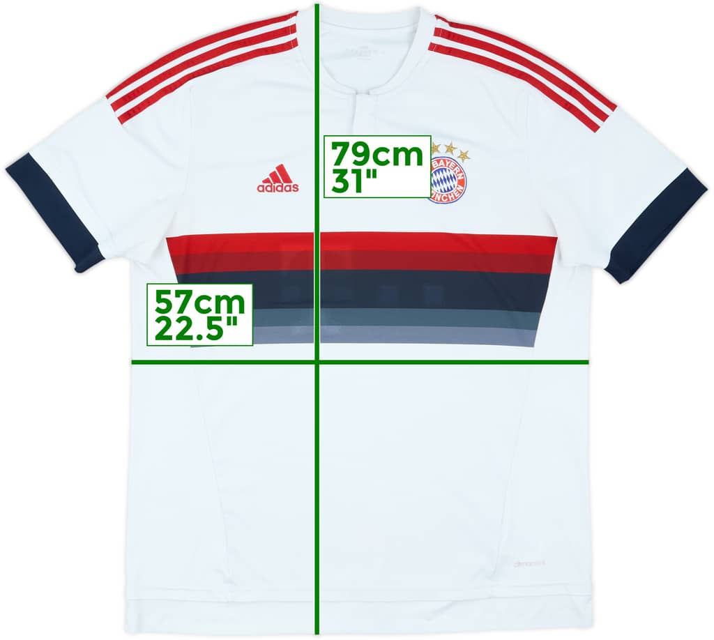 2015-16 Bayern Munich Away Shirt - 4/10 - (XL)