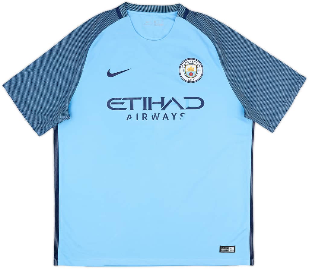 2016-17 Manchester City Home Shirt - 4/10 - (XL)