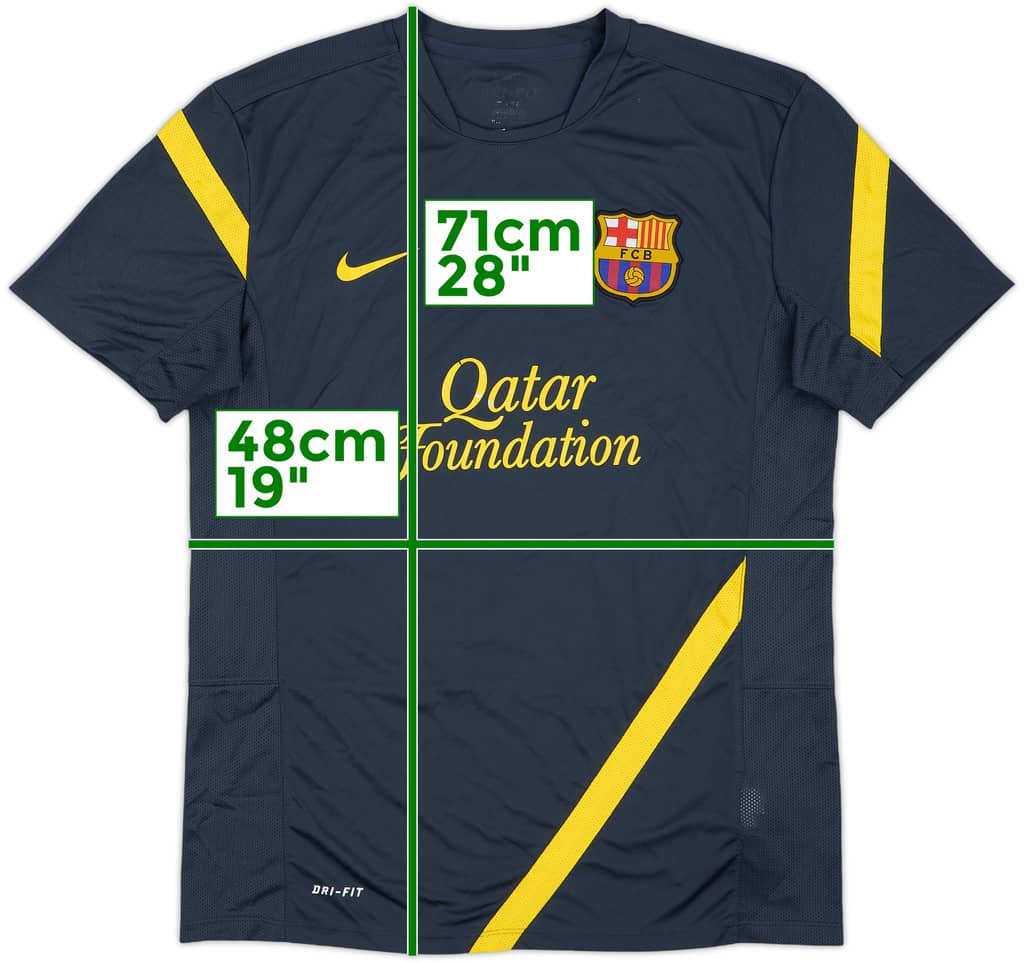 2011-12 Barcelona Nike Training Shirt - 5/10 - (M)