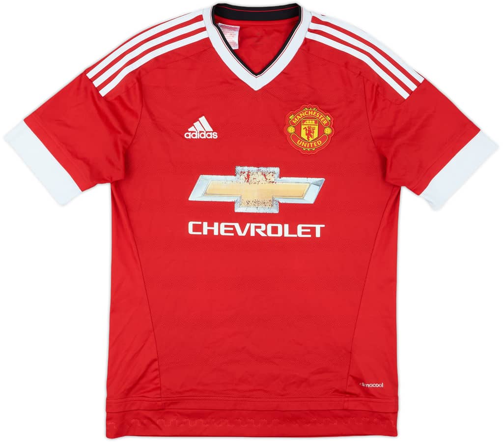 2015-16 Manchester United Home Shirt - 5/10 - (XL.Boys)